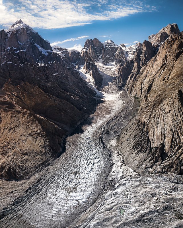 ледник, Пакистан, Каракорум,  Karakorum fly фото превью