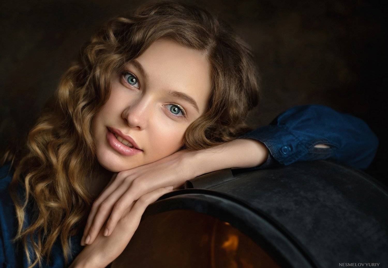 girl, portrait, art, девушка, портрет, Несмелов Юрий