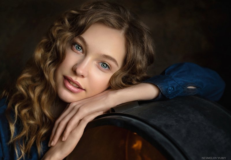 girl, portrait, art, девушка, портрет  фото превью