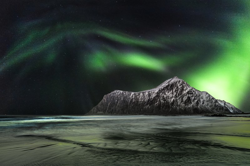 lofoten,norway,long exposure,mountain,nordemlights,aurora borealis,nikon,zeiss, the nights tale фото превью
