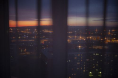Город засыпает....