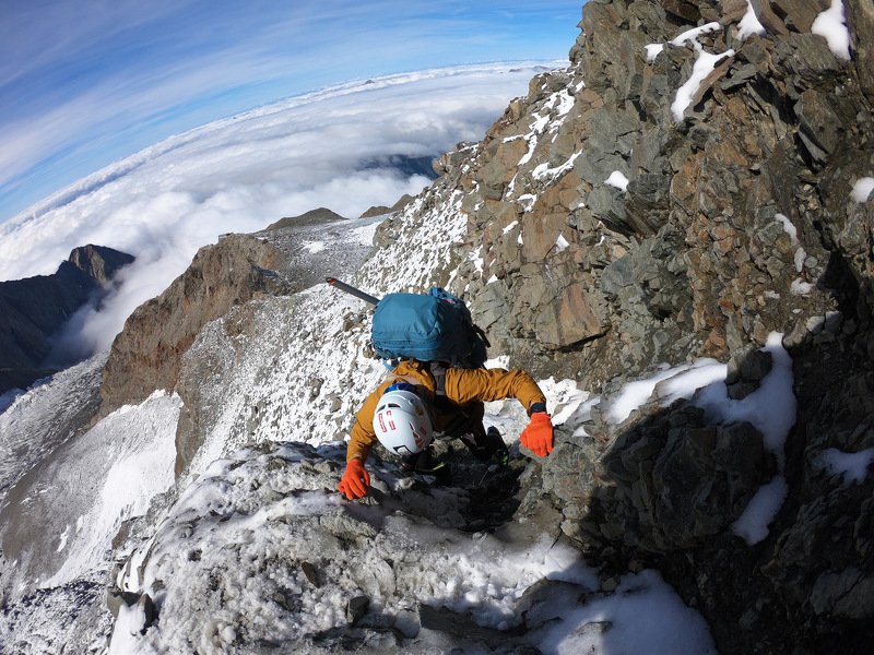 монблан, восхождение, грандкулуар, gopro, альпы, alps, montblanc Гранд Кулуар фото превью