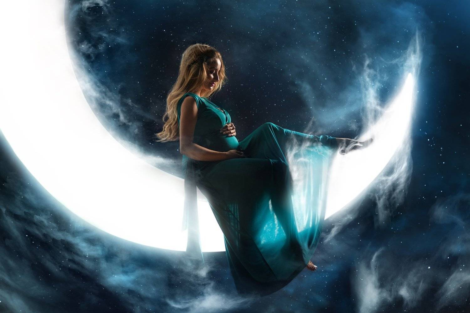 #взгляд #sight #портрет #portrait #portraitphotography #model #fantasy #moon #moonlight #love #stars #звезды #лунныйсвет #луна, Борис Тменов