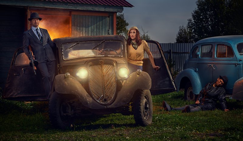 фотопортрет,фото,портрет,photoshoot,art,fineart,fashion,portrait,photographer Бонни и Клайд фото превью