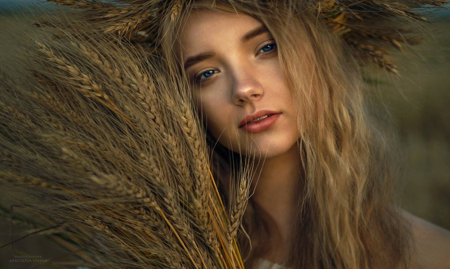 девушка, сказка, лето, волшебство, фото, арт, портрет , поле, пшеница, колос, Вилина Арбузова