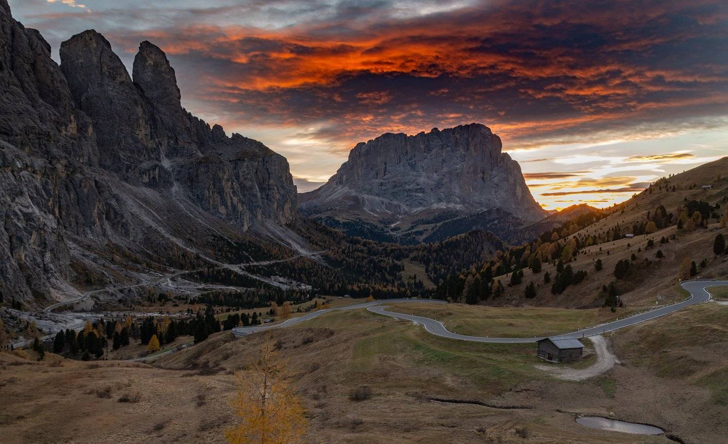 доломиты, осень, Исаков Дмитрий