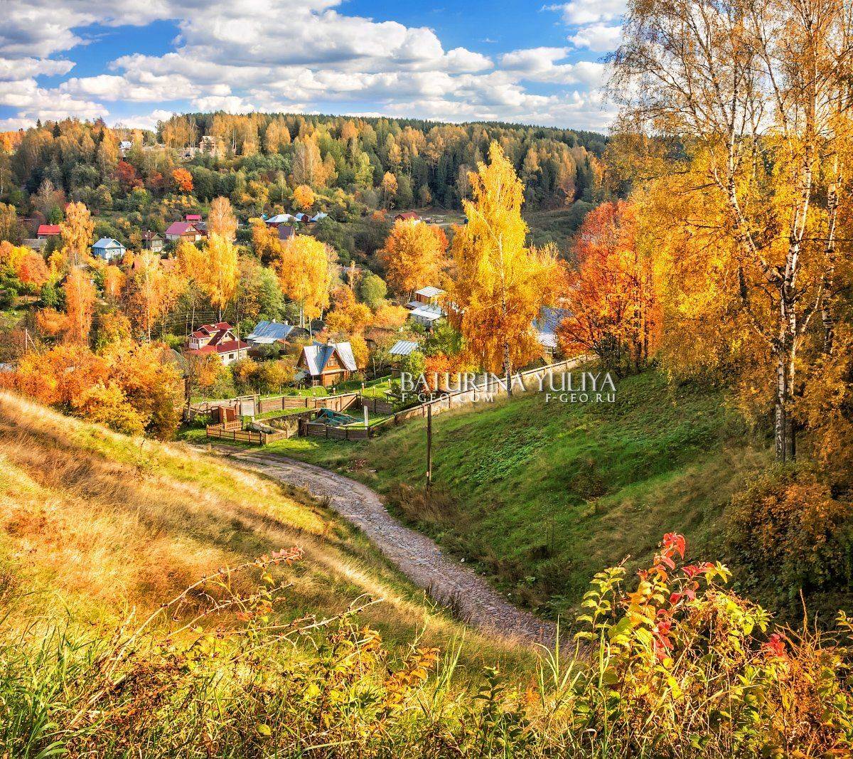 плес, осень, гора левитана, Юлия Батурина