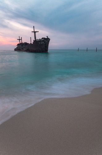 Old Greek ship