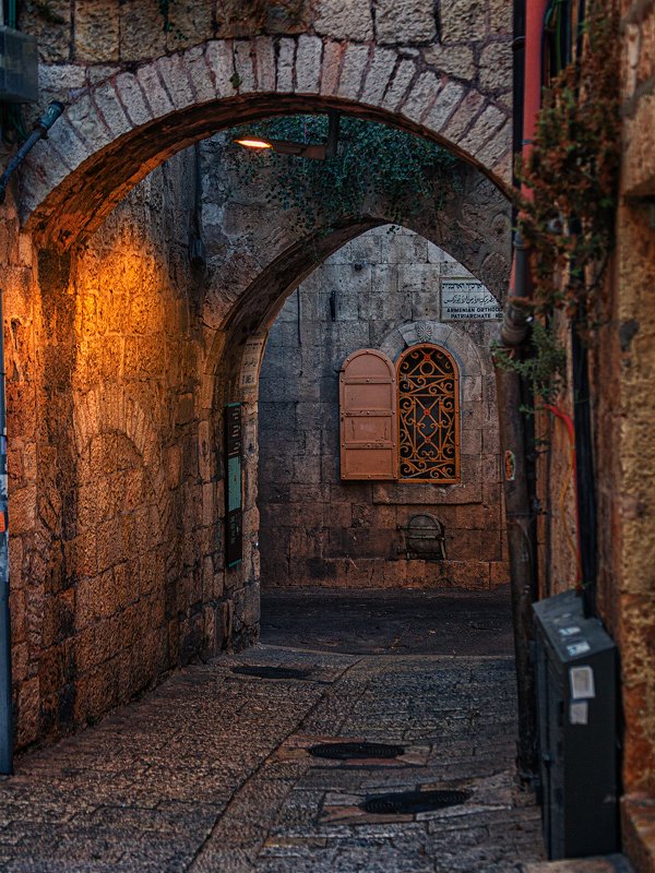 Jerusalem, Israel, Old City, street photo, Израиль, Иерусалим, Старый город,  арка фото превью