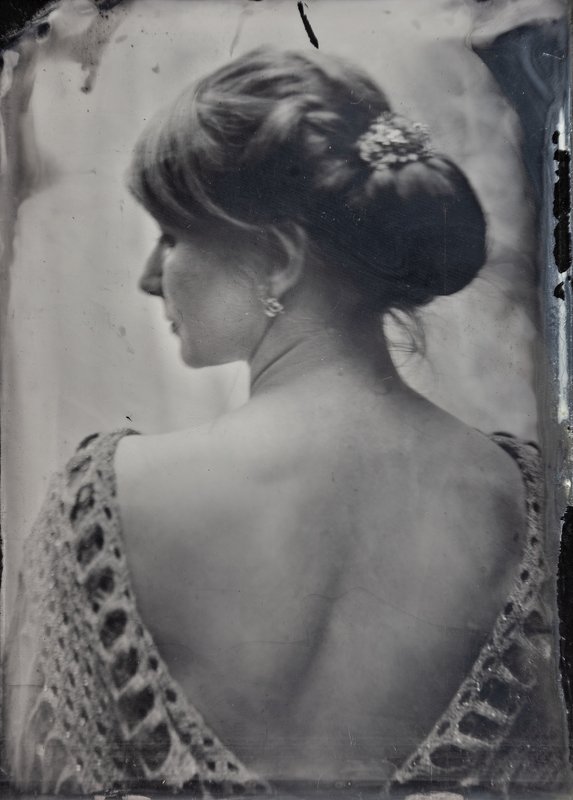 амбротип на стекле 13 x 18 фото превью