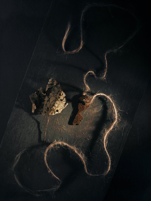 flatlay, ключ, лист, натюрморт Old friends фото превью
