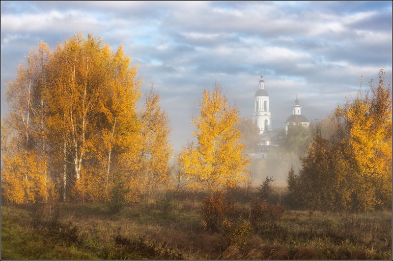 россия, владимирская обл, филипповское Среди деревьев жёлтых фото превью