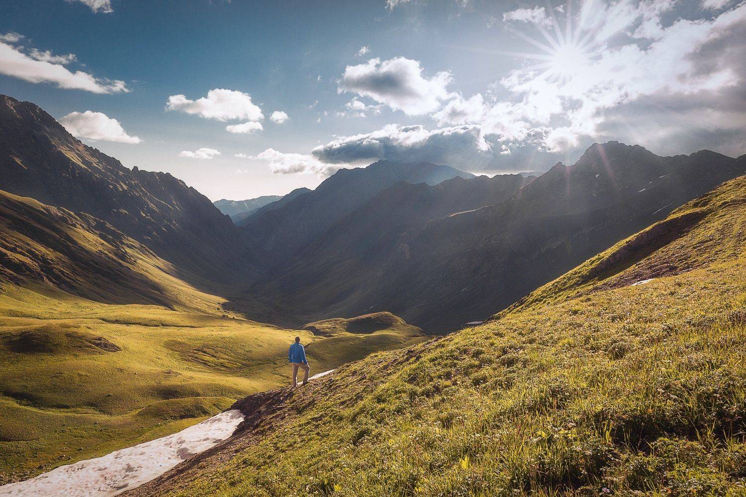 Сочи, горы, Красная Поляна, пейзаж, лето, утро, рассвет, Сергей Шабанов