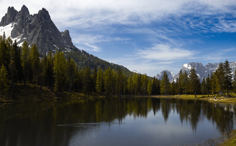 Lago Antorno. Dolomiti фото превью