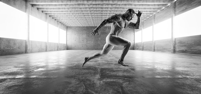 спорт, бегун, бег, атлет, бодибилдинг, body, sexy, fitness RUN фото превью