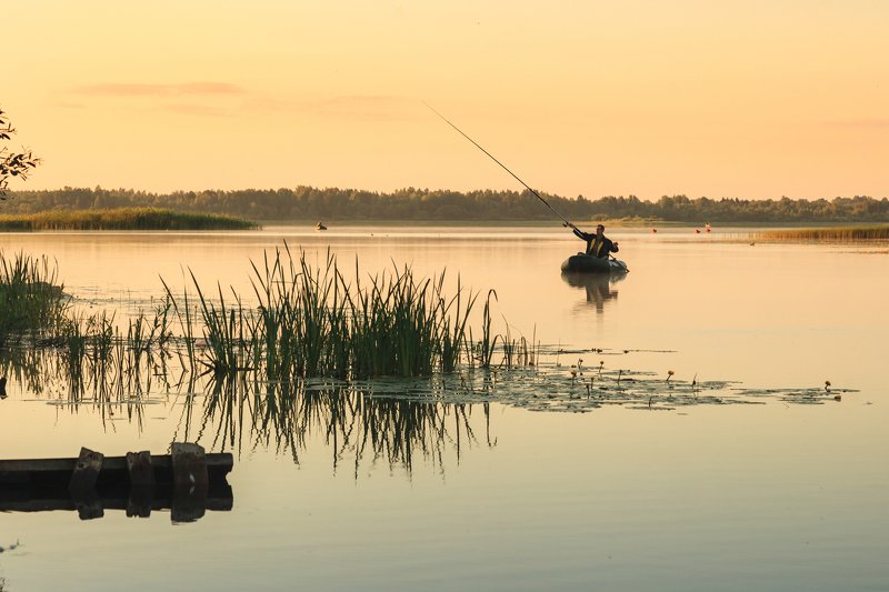 Торопец Утро на озере фото превью