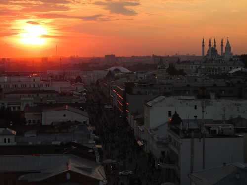 Казань на закате