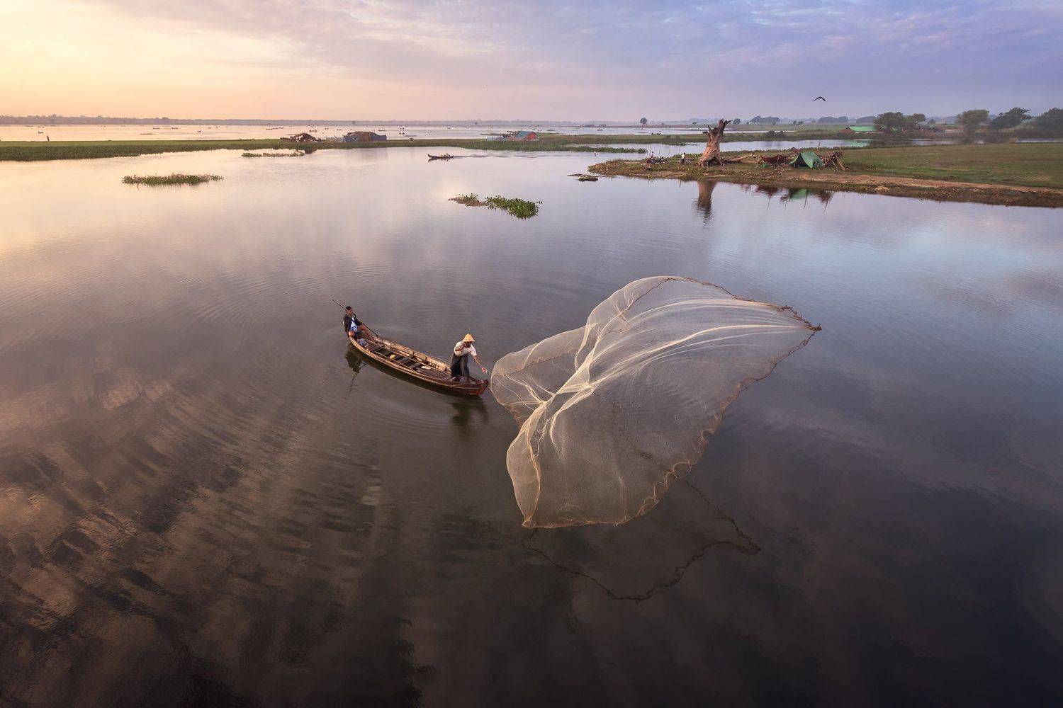 amarapura, asia, asian, balance, birma, blue, boat, burma, burmese, catch, countryside, culture, dawn, early, fish, fisherman, fishing, freshwater, kayak, labor, lake, landscape, life, man, mandalay, morning, myanmar, nature, net, outdoor, paddle, reflect, Andrey Omelyanchuk