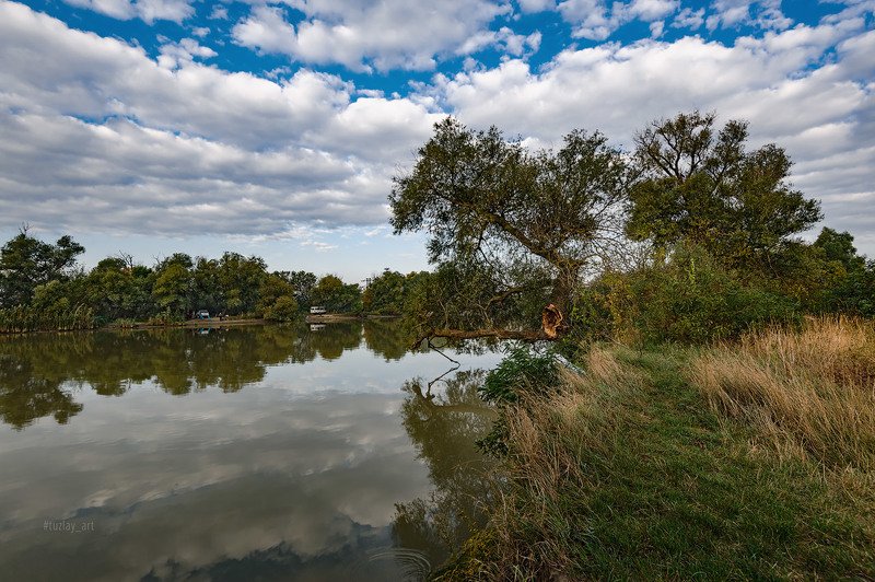 кубань, сентябрь, река, кубанский берег, таманский полуостров, темрюк Утро выходного дня фото превью