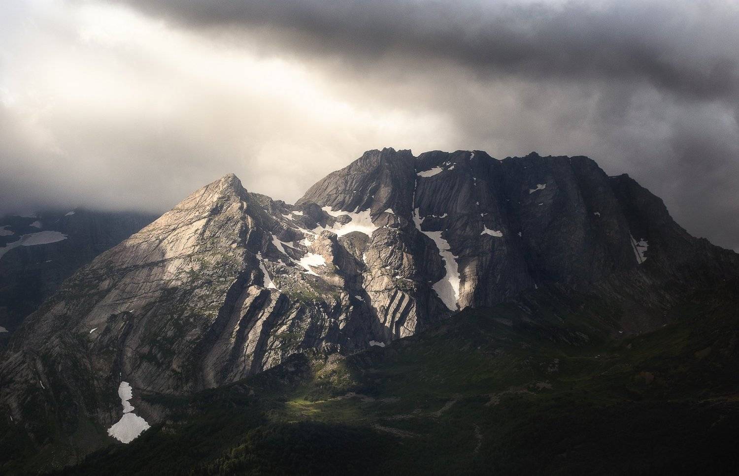 Сочи, горы, Красная Поляна, пейзаж, лето, Сергей Шабанов