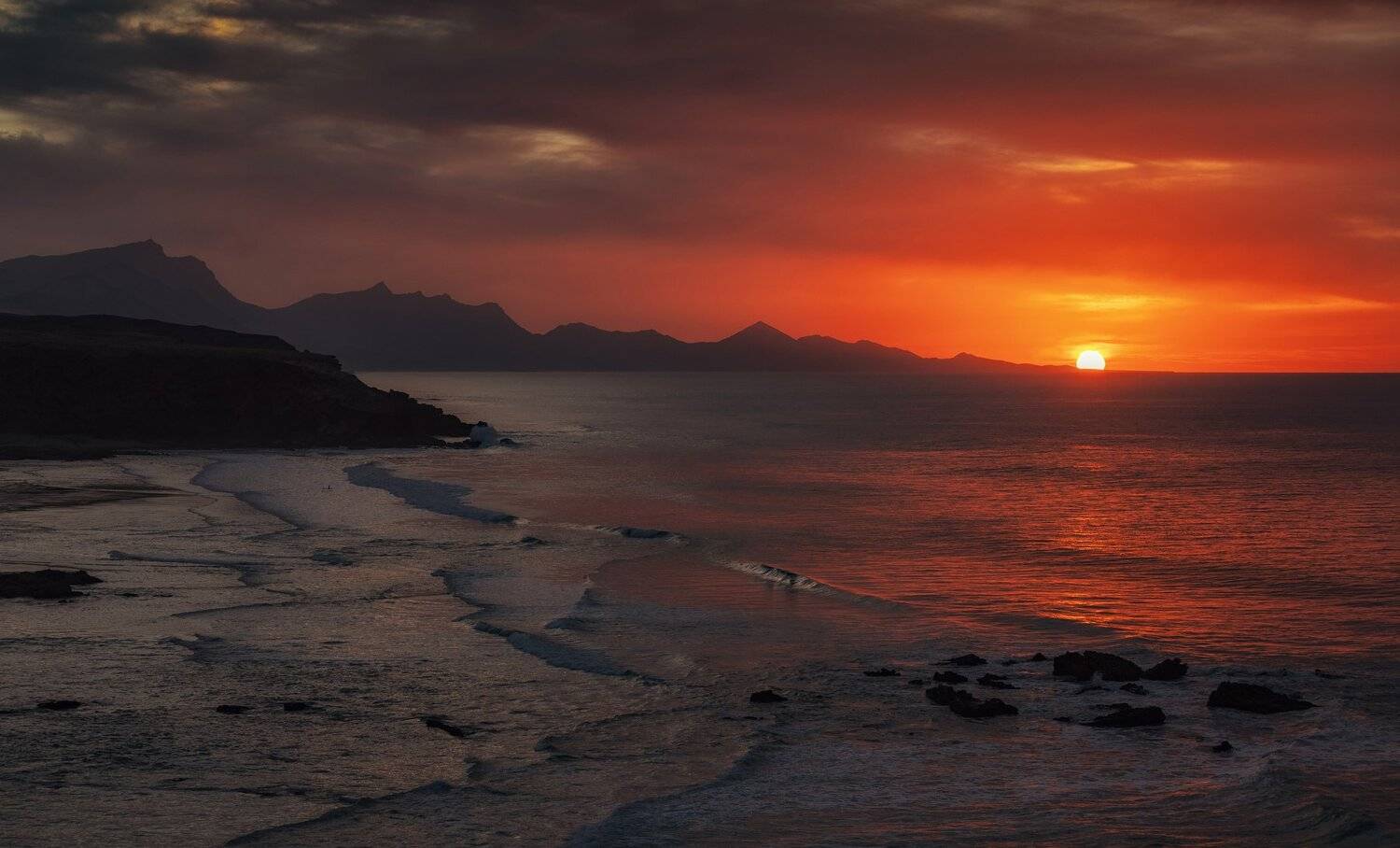 океан, закат, пляж, Александр Безмолитвенный