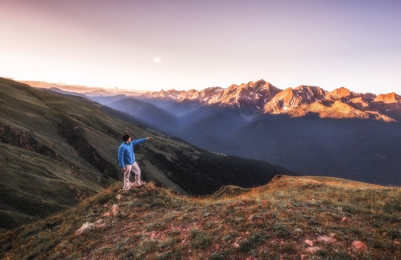 Сочи, горы, Красная Поляна, пейзаж, лето Еще один автопортрет фото превью