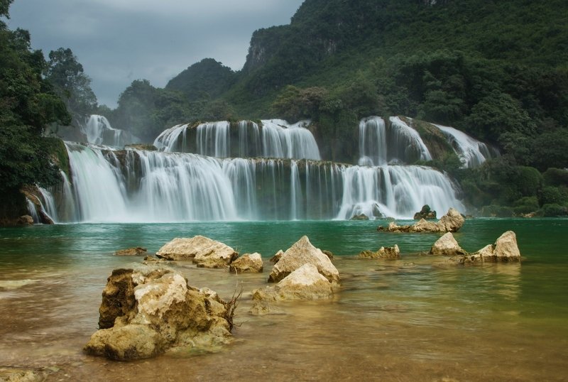 Ban Gioc waterfall фото превью