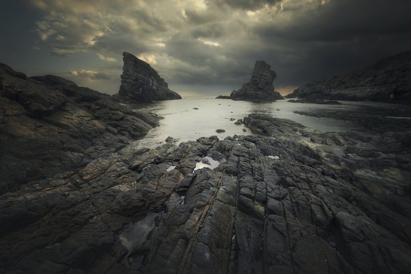 black, sea, Sinemorets Stone guards фото превью