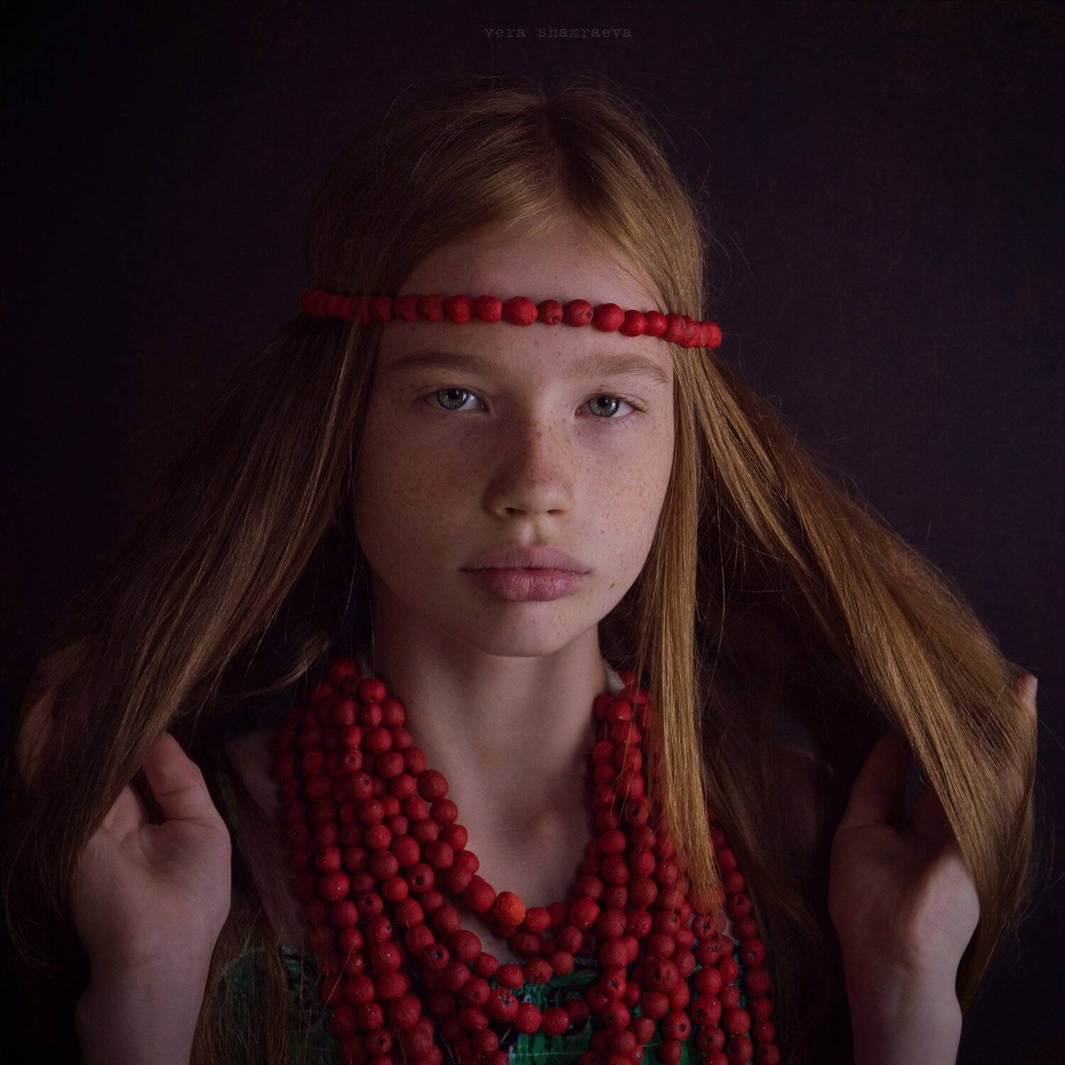 осенний детский портре, Вера Шамраева