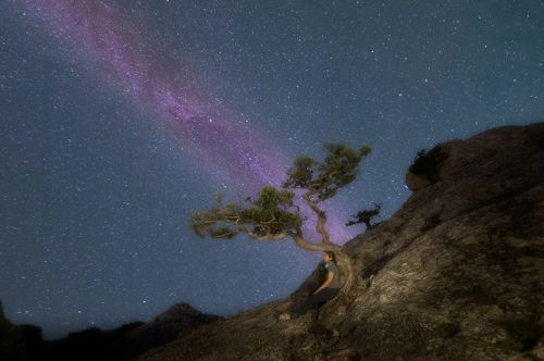 Крымская ночь на пике Космос