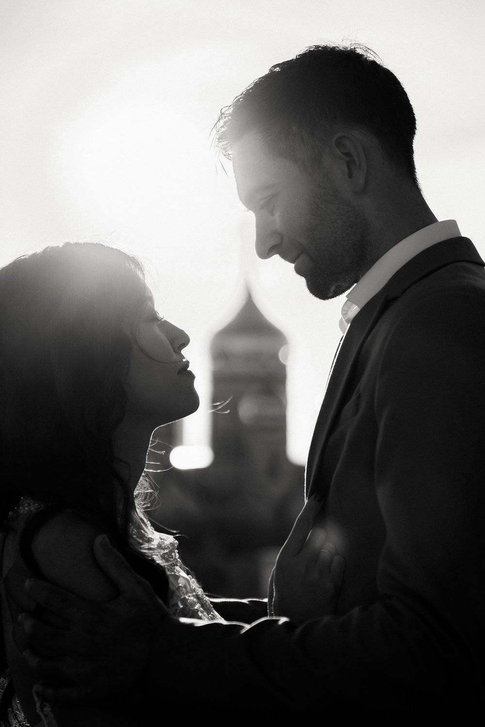 портрет, чб, он и она, любовь, Антон Блохин