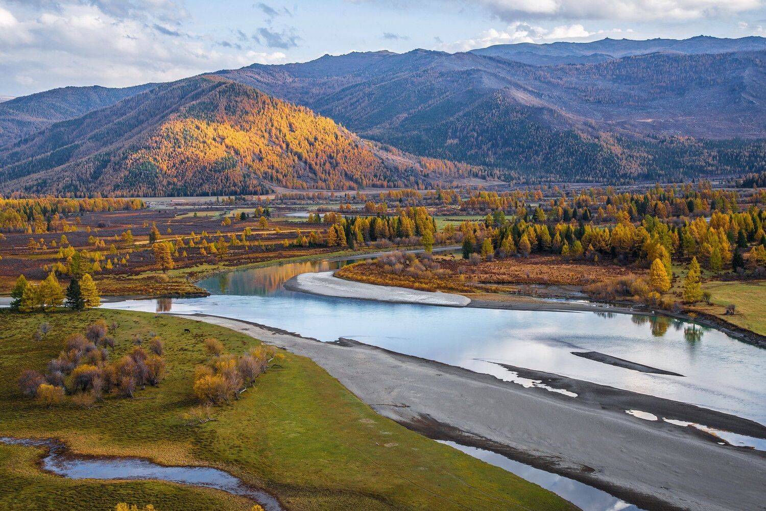 горы. алтай. осень. беляши. джазатор. аргут, Евгений Дроботенко