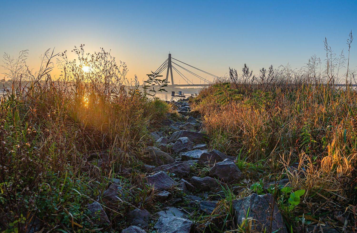 мост расвет река, Oleg Utyuzh