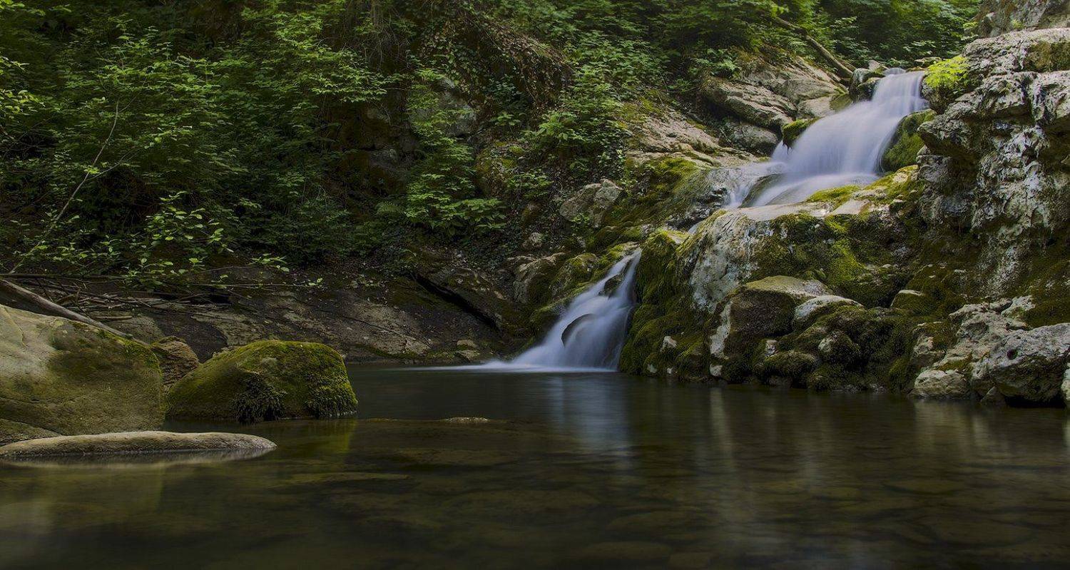 горы , кавказ, река, аюк, водопад, краснодарский край, горячий ключ,, ФЁДОР