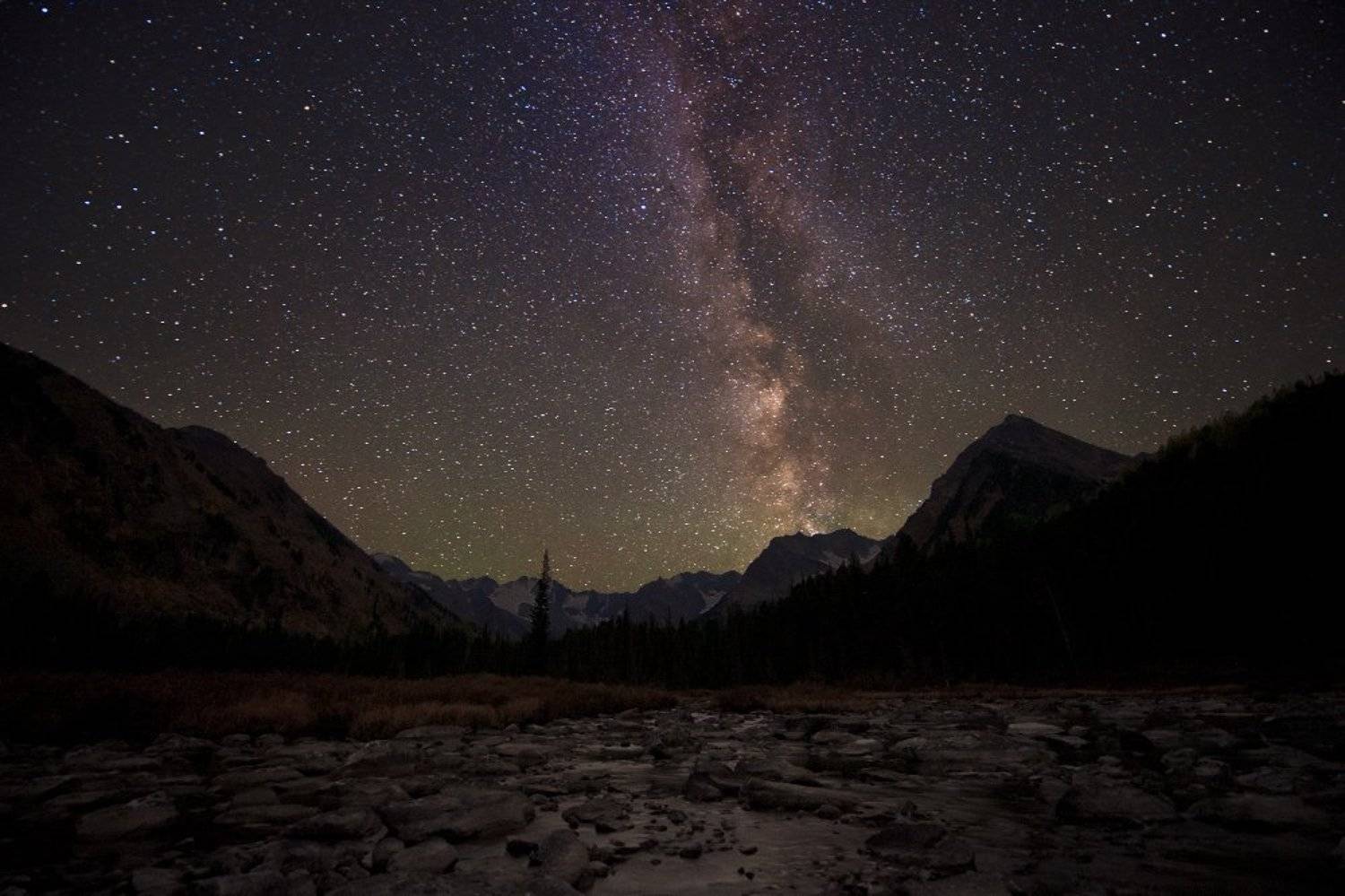 алтай, ночь, млечный, путь, звезды, небо, noct
