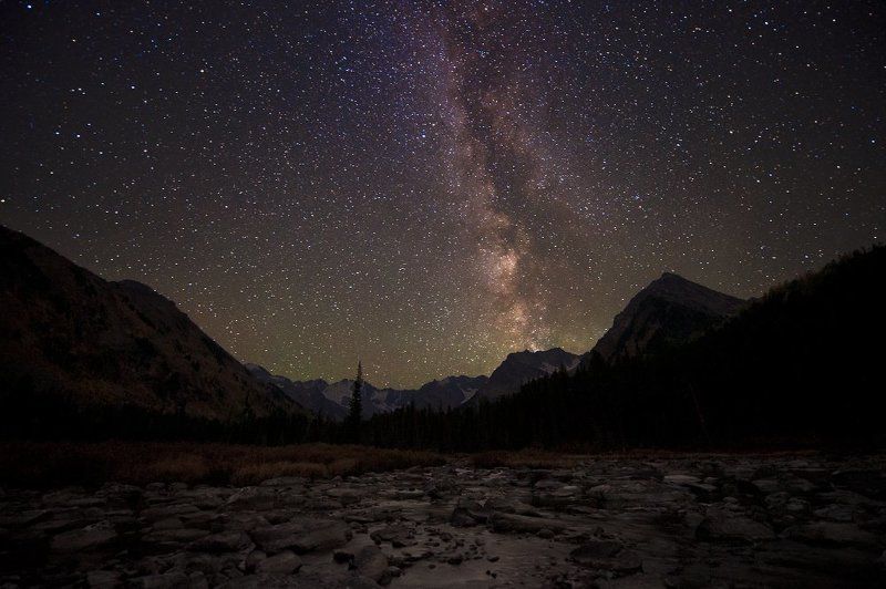 алтай, ночь, млечный, путь, звезды, небо Алтайская ночь фото превью