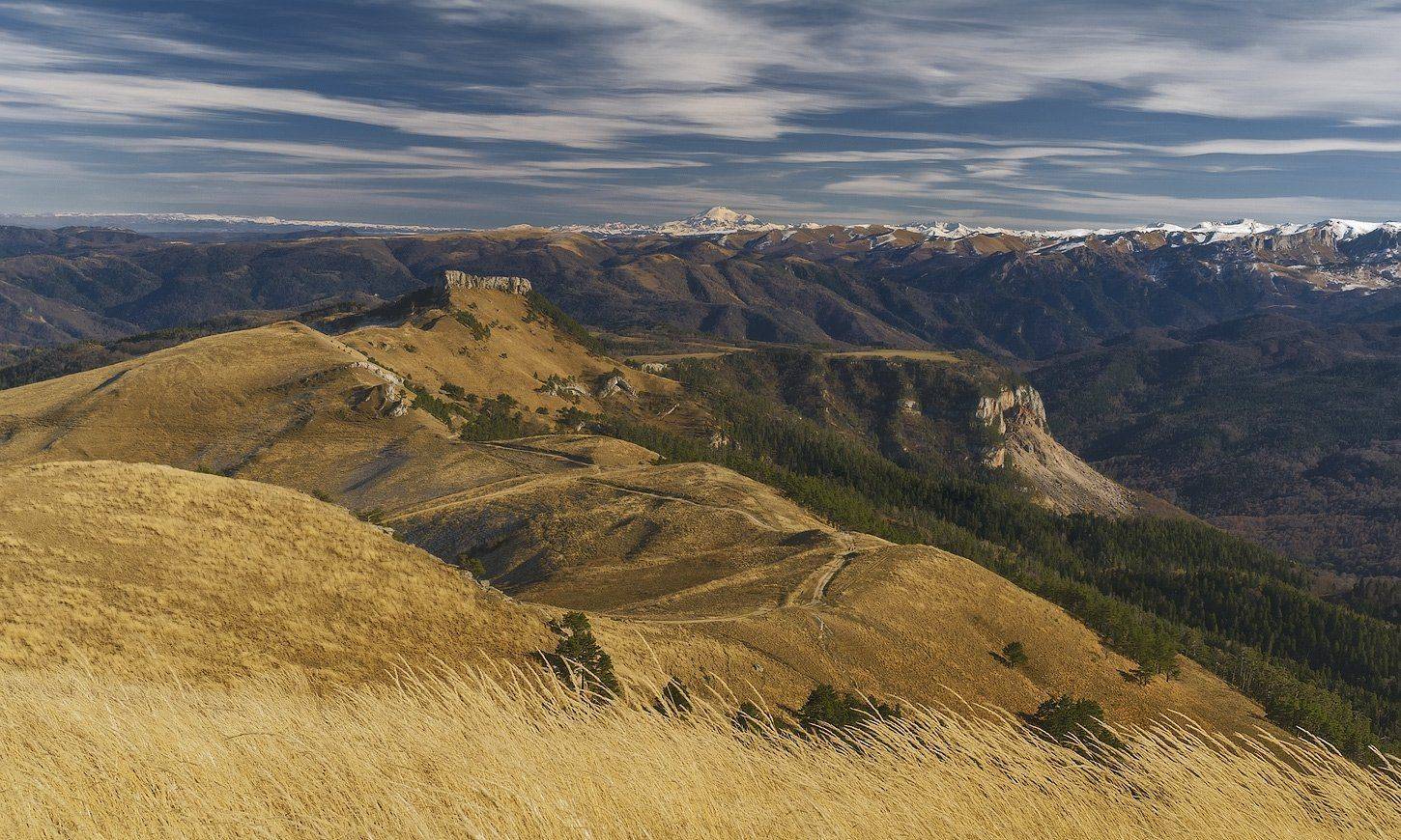 горы , кавказ, осень,бамбаки, сундуки, вид,эльбрус,шапка, ФЁДОР