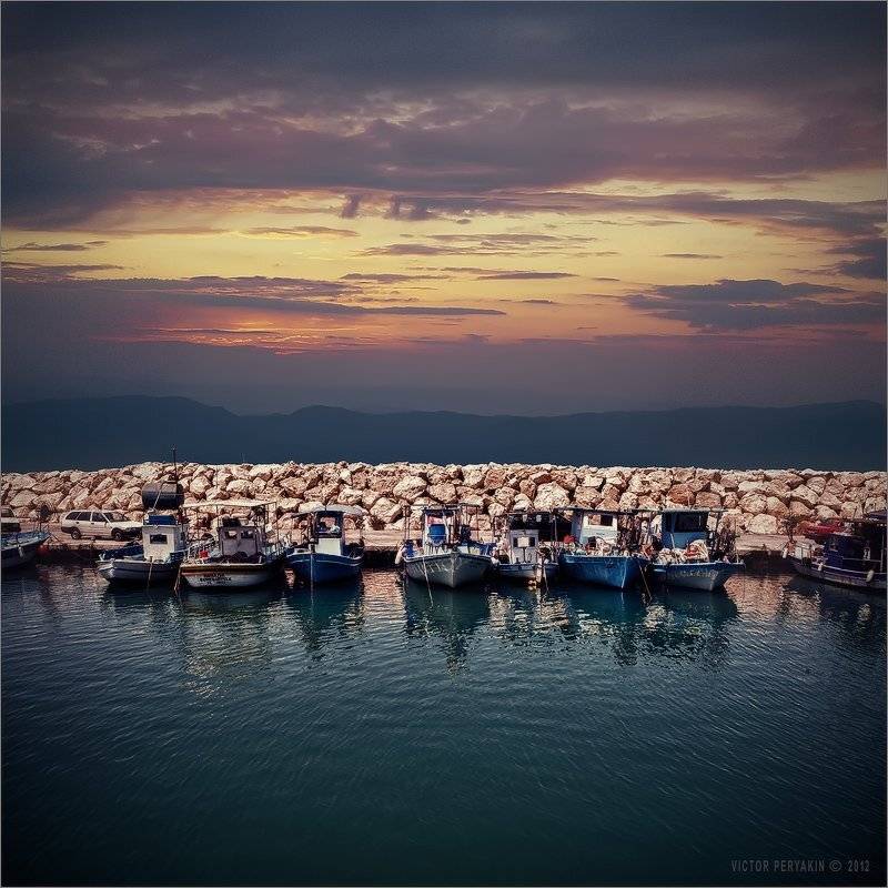 кипр, гавань, кораблики, Виктор Перякин