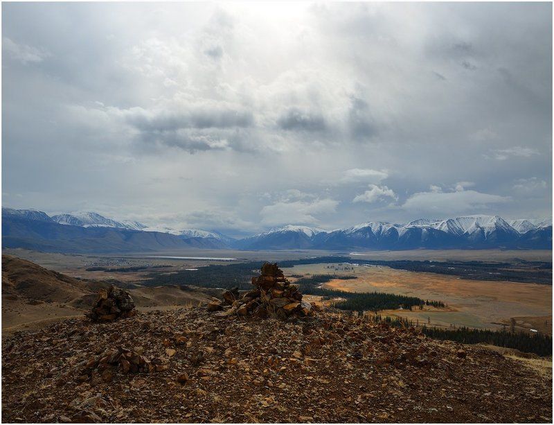 горный алтай, северо-чуйский хребет Над Кураем фото превью