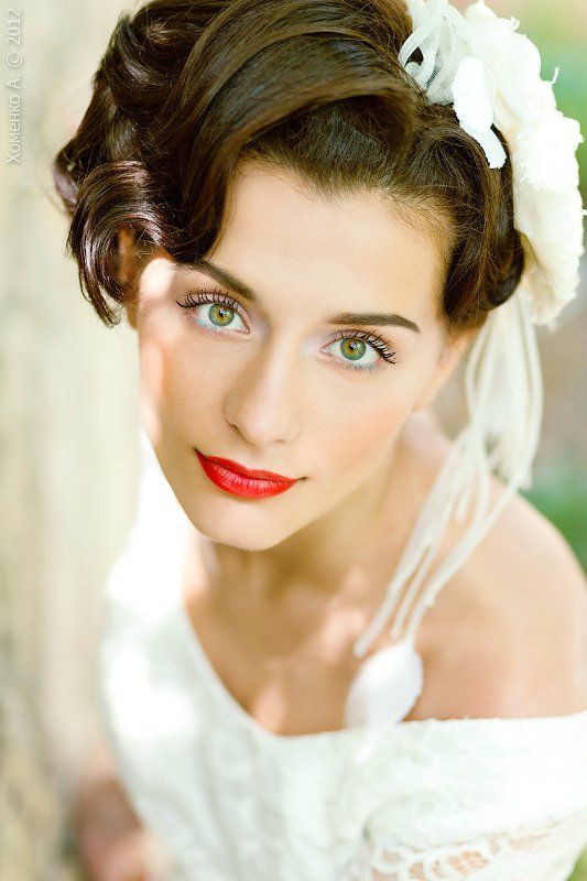 невеста, пленэр ***** фото превью
