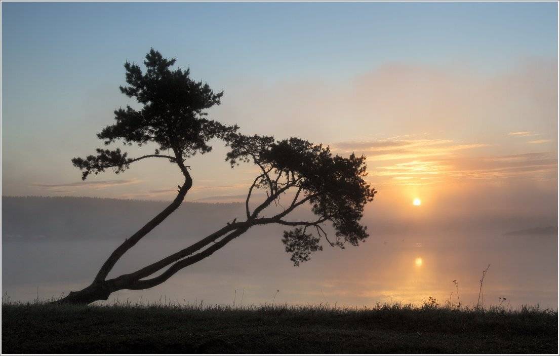 пейзаж, природа, урал, лето, река, туман, Сергей Макурин