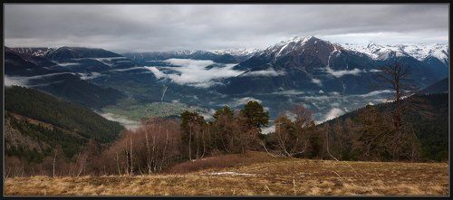 Пейзаж в пасмурных тонах