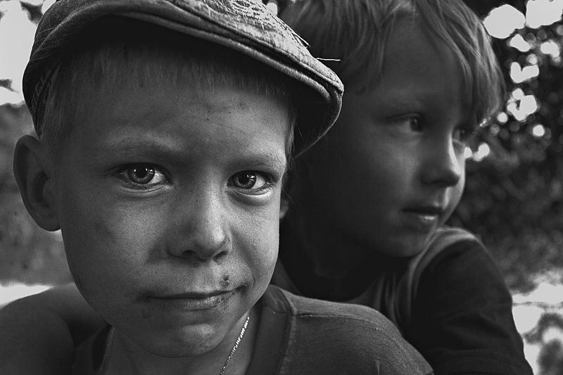 portrait, russia, country, child Поселковые фото превью