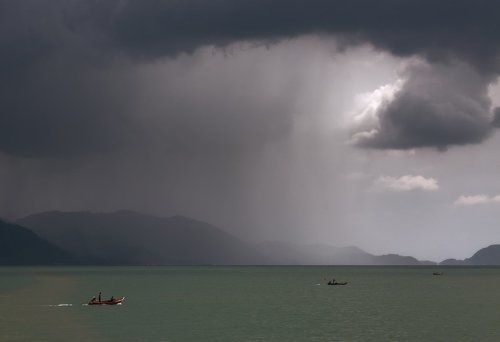 Морской ливень