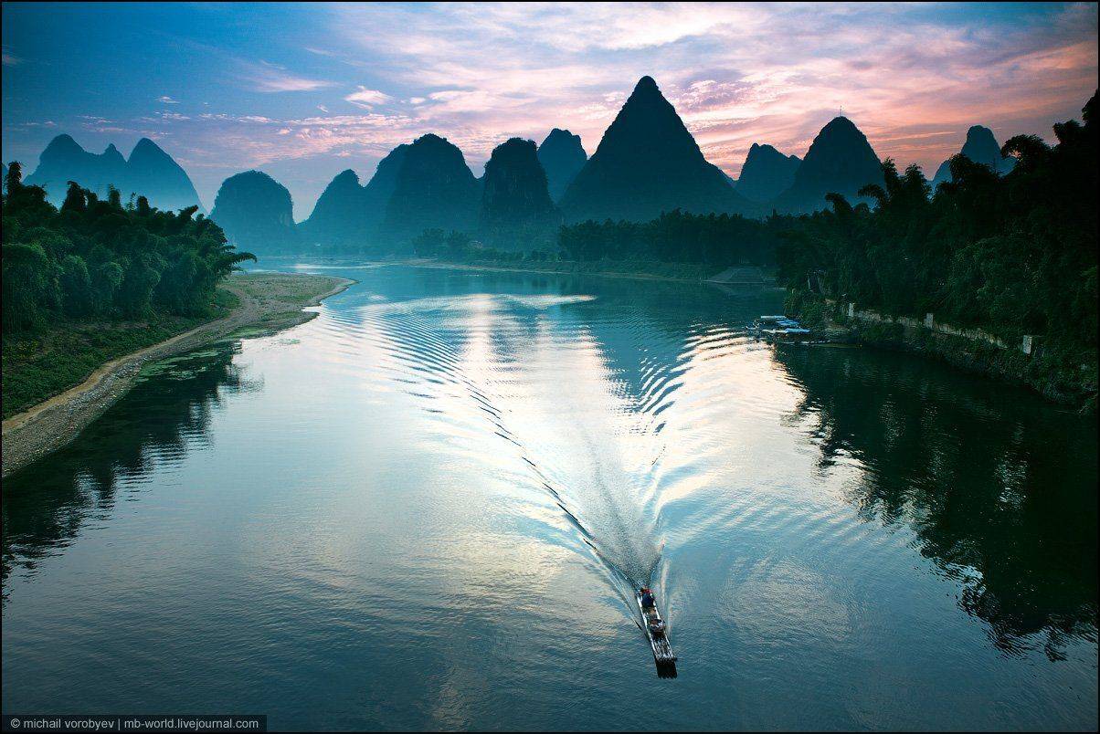 китай, яншо, пейзаж, Михаил