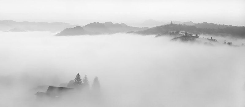 словения Молоком текли туманы ... фото превью