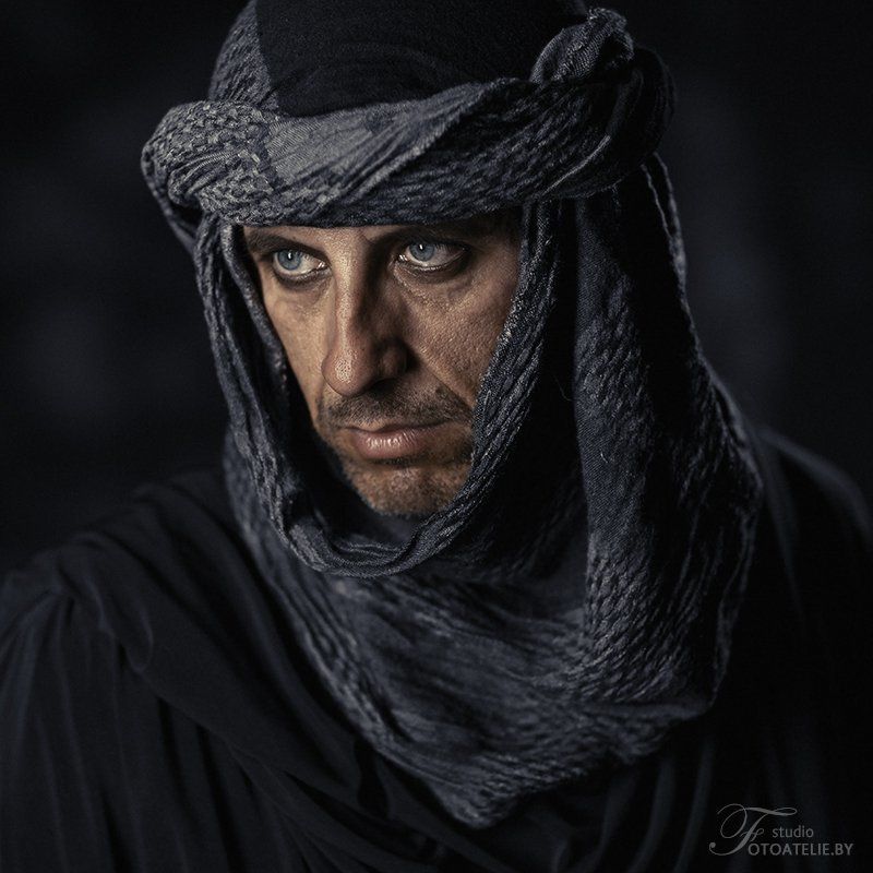 portrait, touareg, blue, men, портрет Туарег фото превью