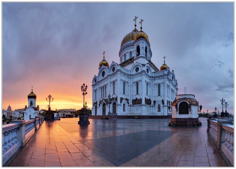 храм христа спасителя, москва, патриарший мост история одного послегрозового заката фото превью