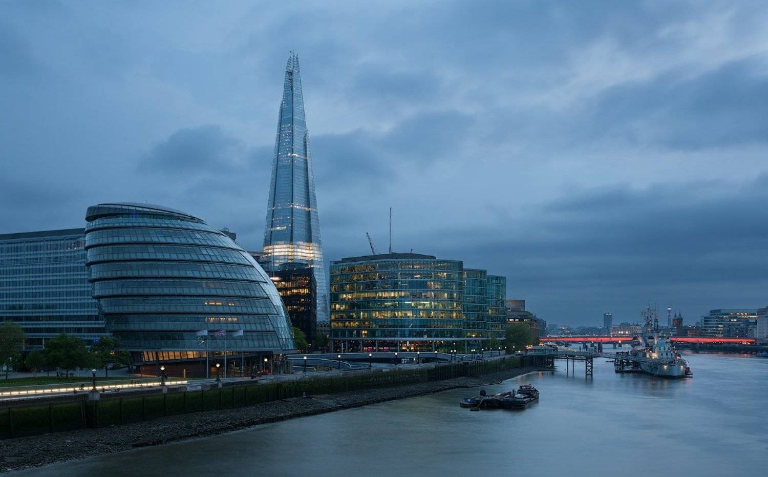 uk, london, river thames, shard, city hall, hms belfast, london bridge, англия, лондон, Alex Darkside