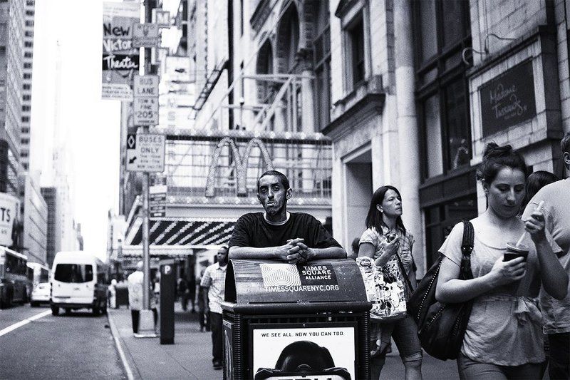 нью-йорк, манхеттен, улица Нью-йоркский портрет. фото превью